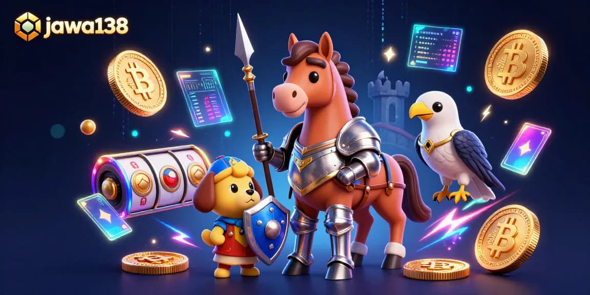 Engage with jawa138's exciting slot gaming experience featuring vibrant 3D characters.