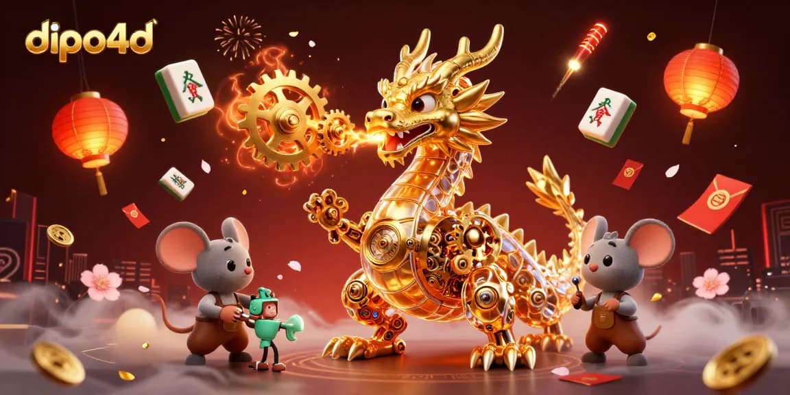 Engage with dipo4d's winning strategies through a dynamic illustration of fortune and chance.