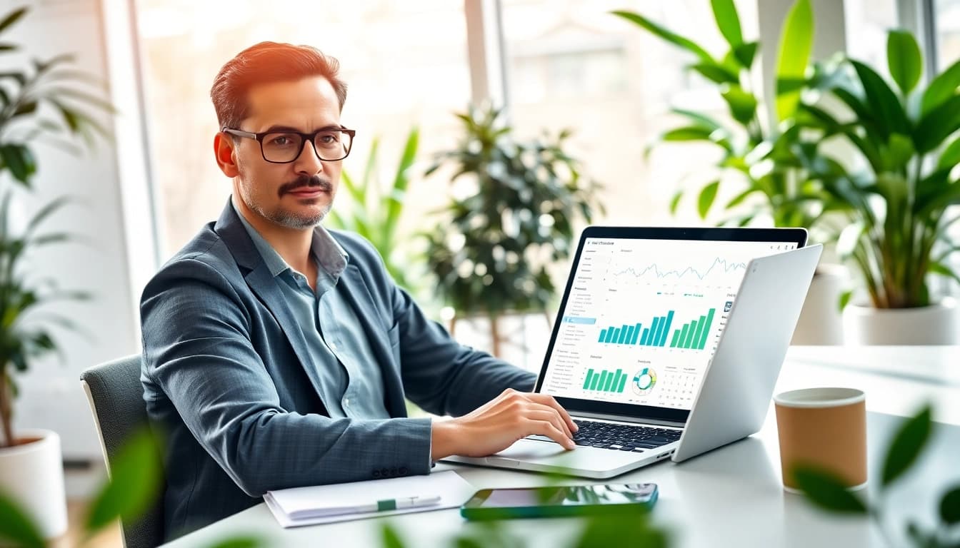 Maximize Search Engine Optimization Clearwater strategies with a professional consultant analyzing data.