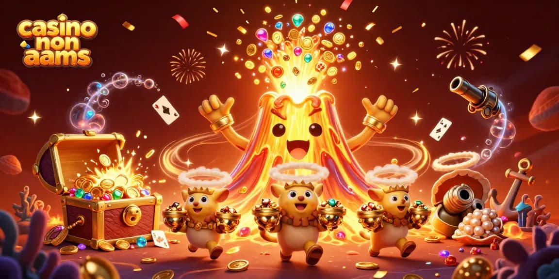 Vinci alla grande con i casinò non AAMS: esplora tesori e bonanza in un vulcano d'oro!