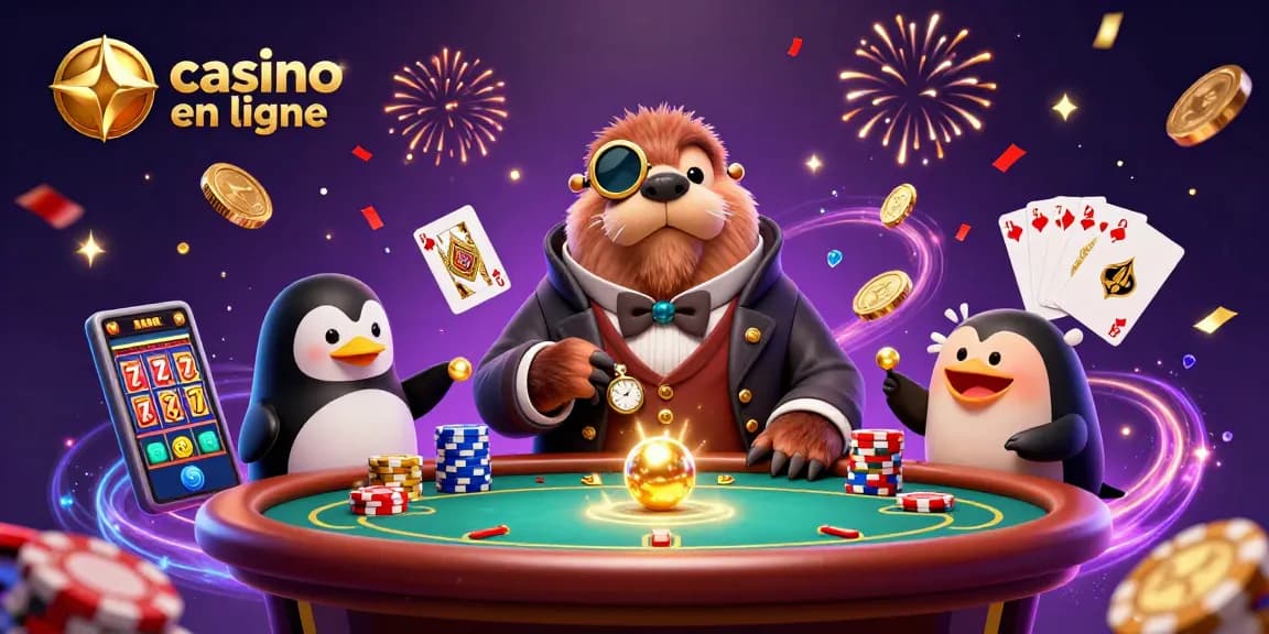 Jouez aux meilleurs jeux de casino en ligne avec l'illustration dynamique d'une scène sous-marine captivante.