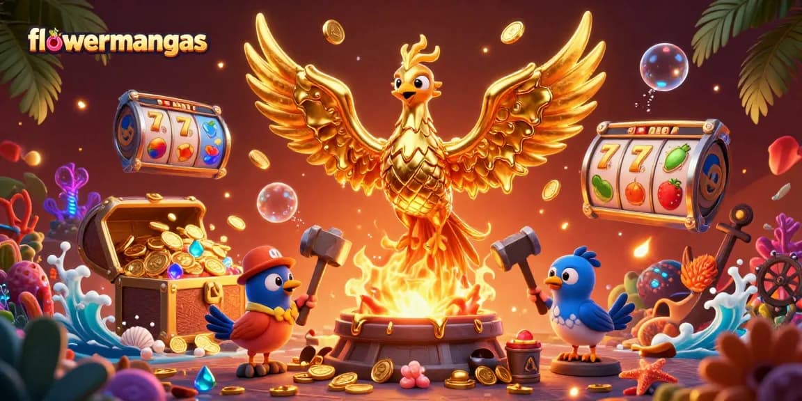 Experience thrilling wins at flowermangas with golden phoenix motifs and dynamic slot visuals.