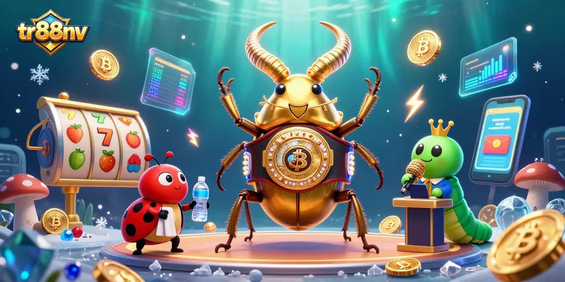 Engage in thrilling gameplay at tr88nv with vibrant jackpot slot reels and dynamic crypto elements.