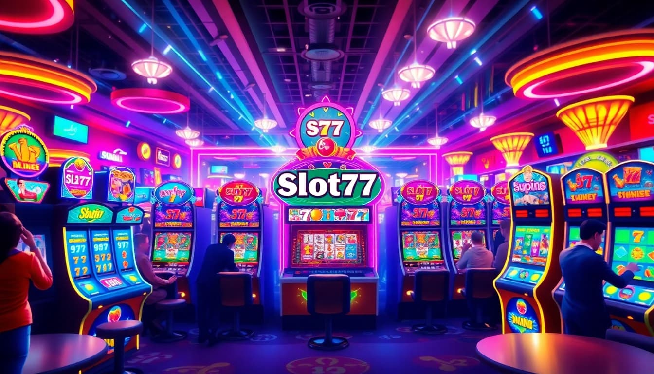 Menangkan hadiah besar di Slot77 dengan mesin slot yang mengasyikkan dan berwarna-warni.