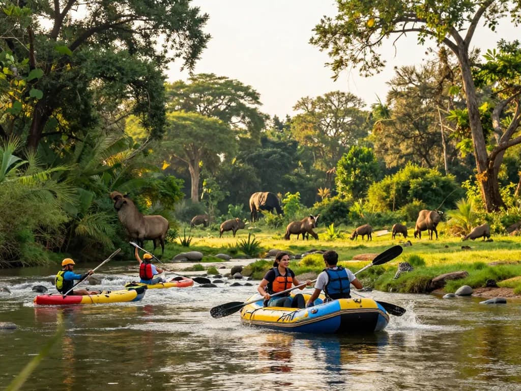 Dandeli adventure with rafting and scenic nature views