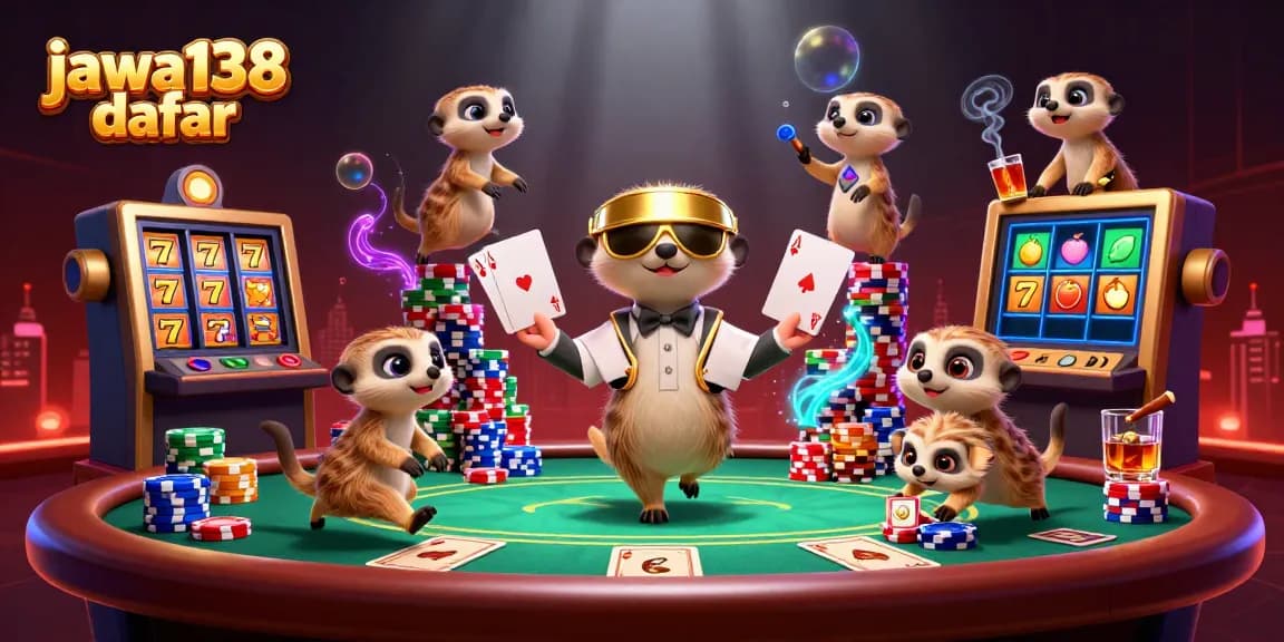 jawa138 daftar mengelola berbagai permainan kasino dengan gaya 3D kartun yang interaktif.