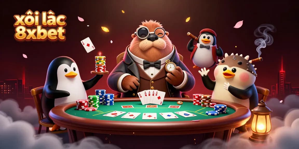 Join the excitement at xôi lạc 8xbet as you manage your hand at an underwater poker game.