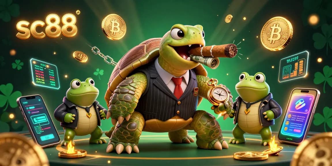 Experience thrilling action at sc88 with 3D characters and vibrant casino elements.