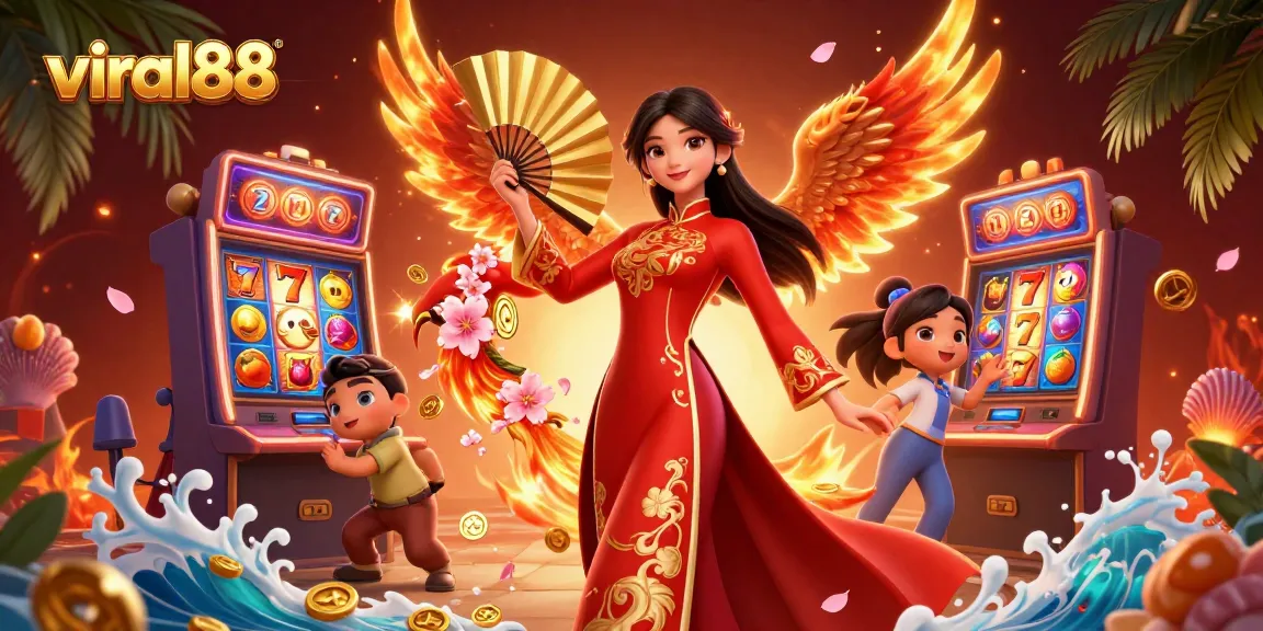 Experience the excitement of viral88 slots with vibrant characters, lucky symbols, and engaging gameplay.