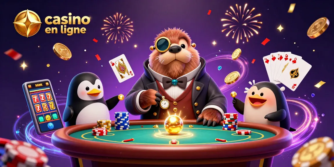 Jouez aux meilleurs jeux de casino en ligne avec l'illustration dynamique d'une scène sous-marine captivante.