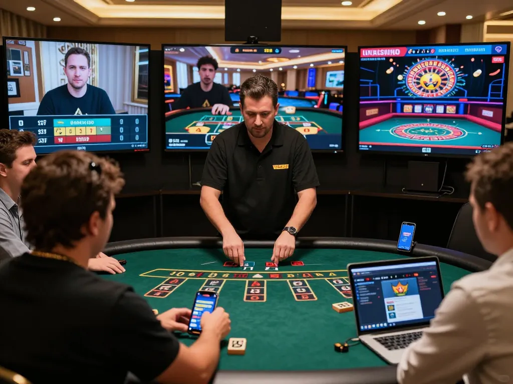 Playing live dealer games on lv 88 online casino with engaging dealers and vibrant gameplay