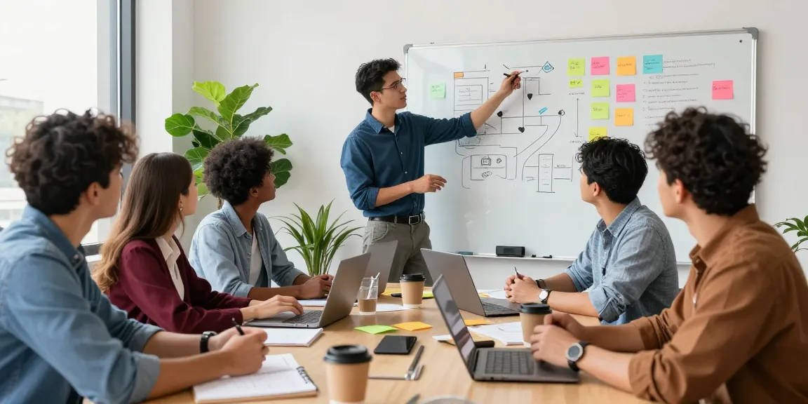 Young entrepreneurs collaborating in a vibrant startup space discussing ideas for https://www.startsomethingpc.com.