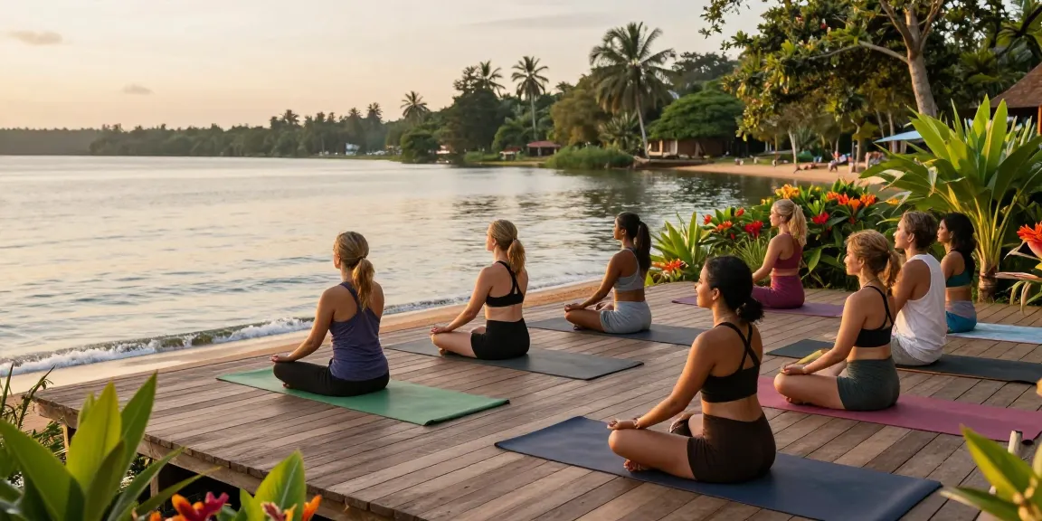 Experience the best yoga retreats Sri Lanka 2026 with serene lakeside yoga sessions.