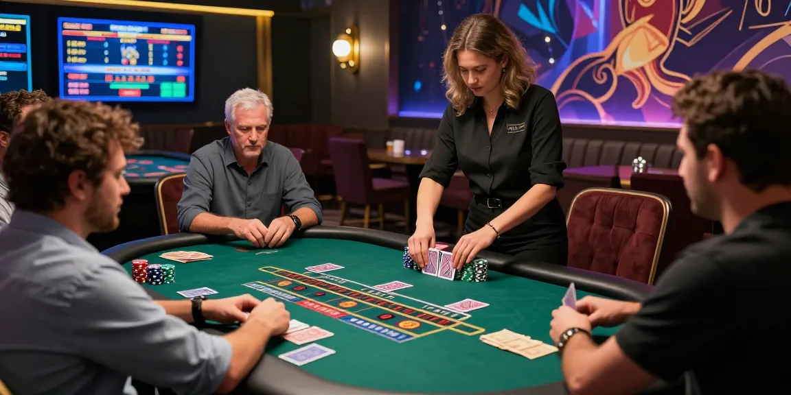 Players enjoying the andar bahar casino game in a lively online casino setting with a real dealer.