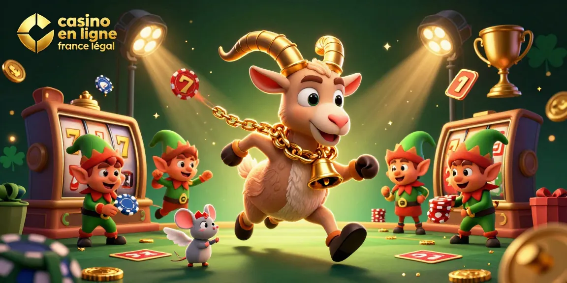 Gagnez sur un casino en ligne France légal avec un Krampus animateur festif et des elfes espiègles.