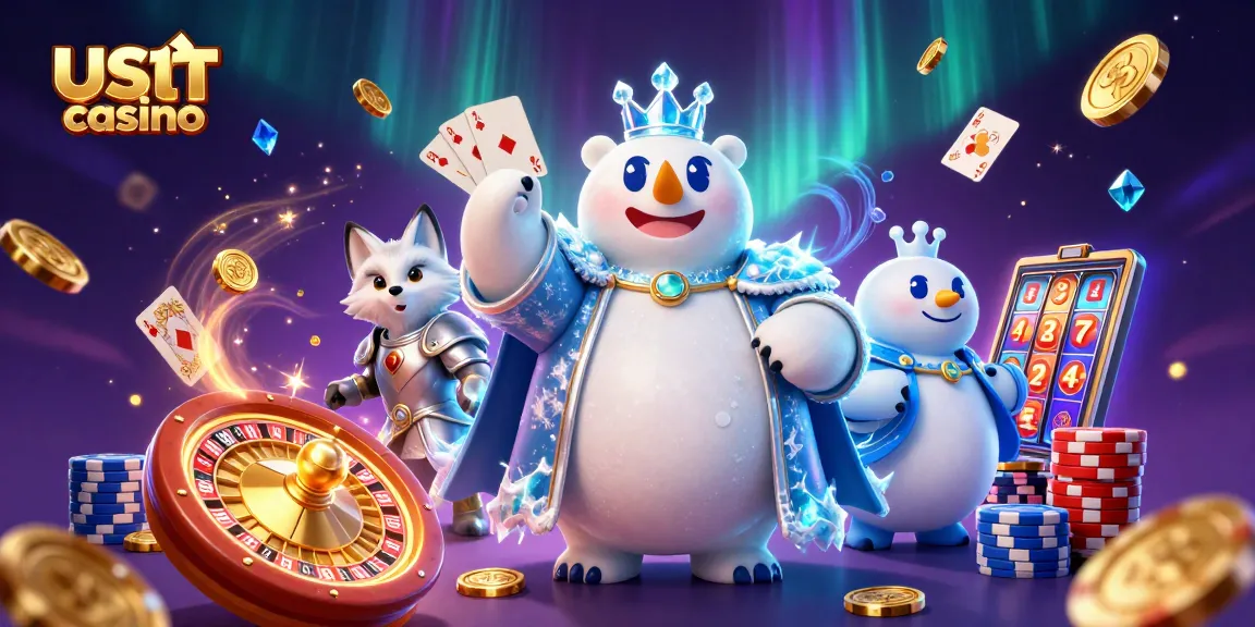 Gioca nel casino usdt e scopri il fascino di una scena vivace con simboli di vincita e avventura.