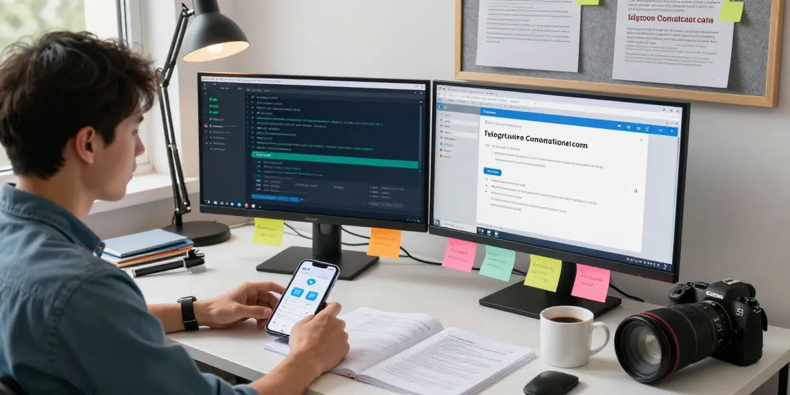 Resolving telegram chinese connection fix at a professional workspace with tech diagnostics