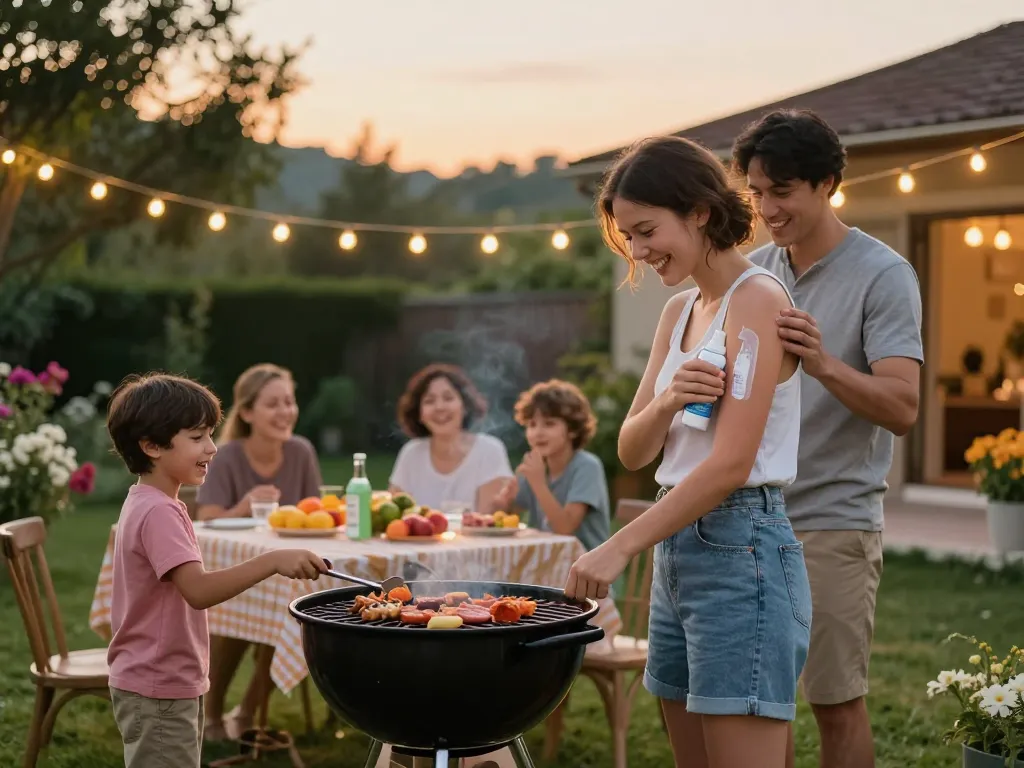 Family enjoying outdoor activities while using the Best Mosquito Repellent for effective protection.