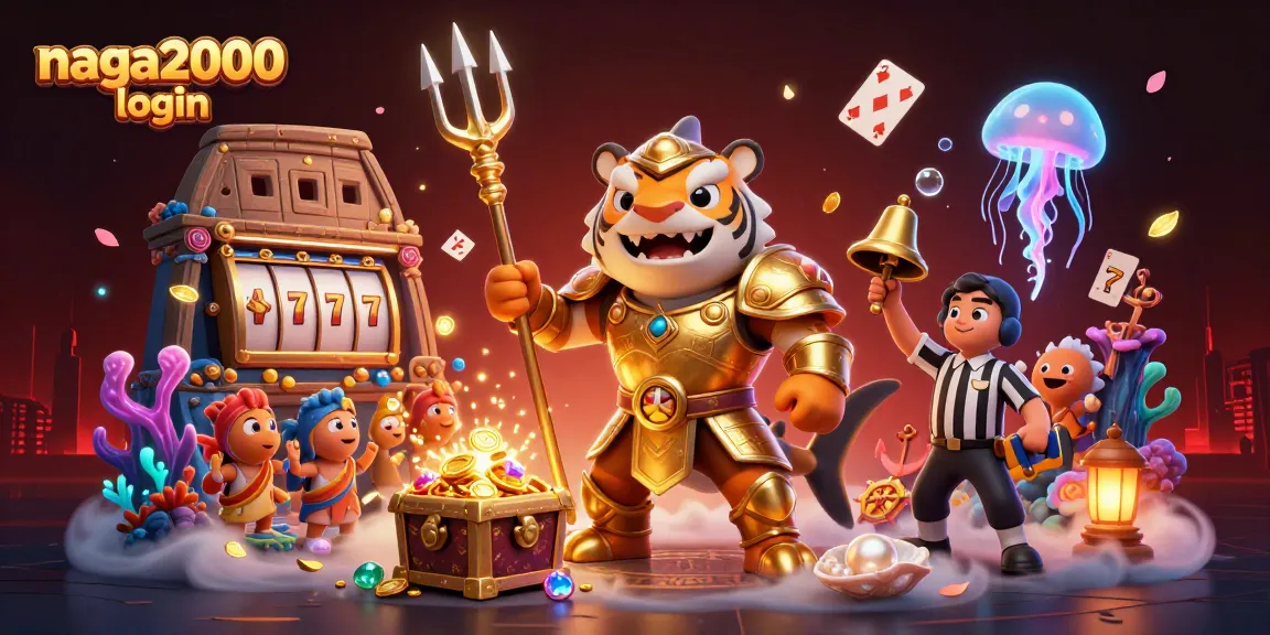 Bermain di NAGA2000 login mengasyikkan dengan simbol slot jackpot dan hiu bertanding di arena bawah laut.