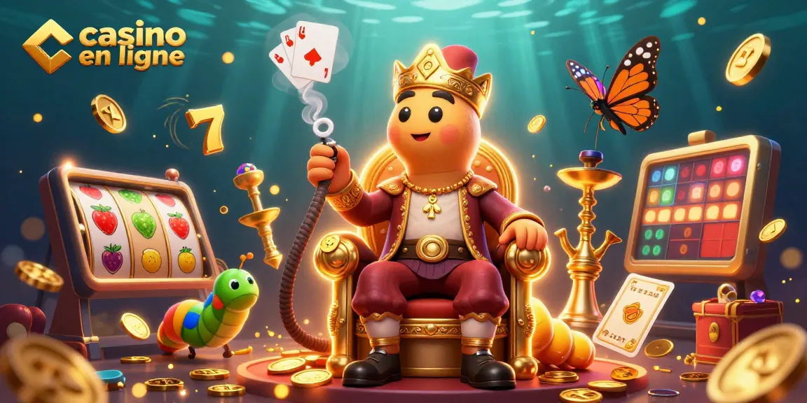 Le casino en ligne offre des jeux dynamiques avec un maître de chicha et des symboles de poker captivants.
