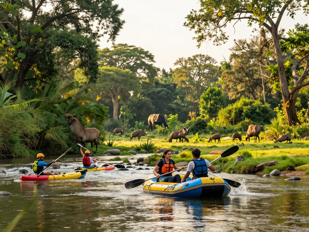 Dandeli adventure with rafting and scenic nature views