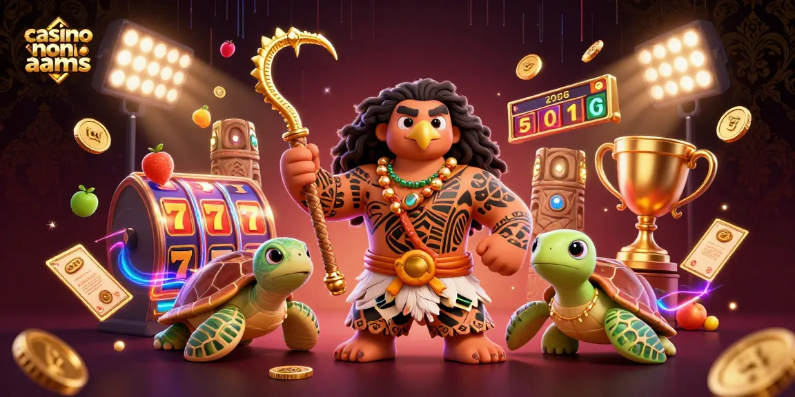 Gioca nei migliori casino non AAMS con un demigod hawk e simboli di fortuna che galleggiano.