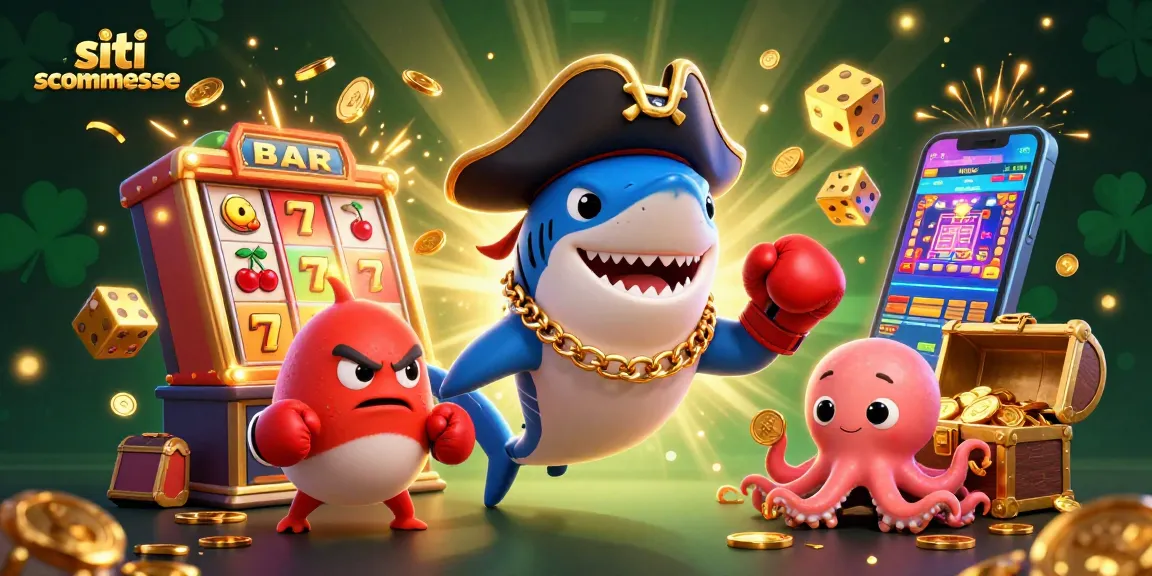 Gioca su siti scommesse con personaggi animati che celebrano vincite e jackpot esplosivi.