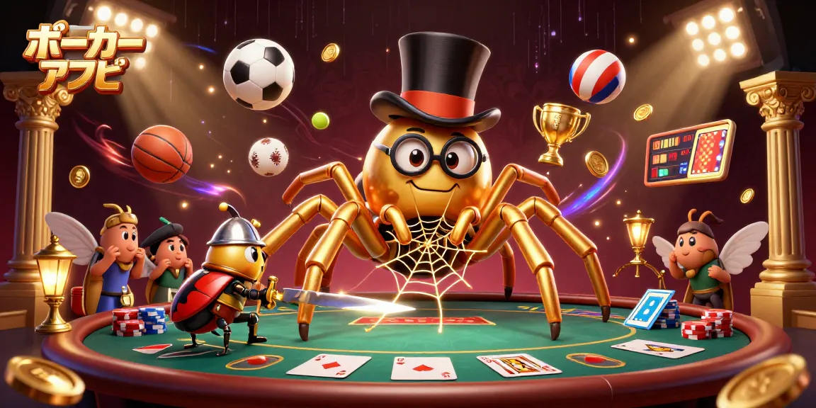 ポーカーアプリでポーカーの世界を楽しむキャラクターと要素の組み合わせ