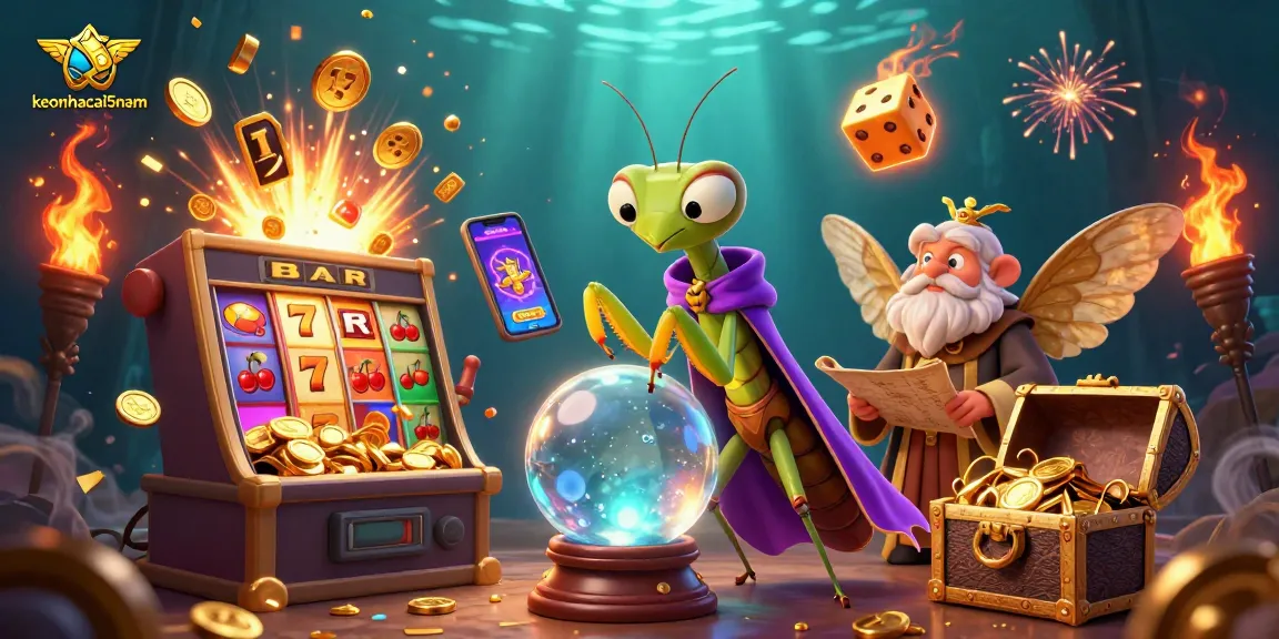Engage with keonhacai5nam's dynamic slot scene showcasing jackpot excitement and rich details.