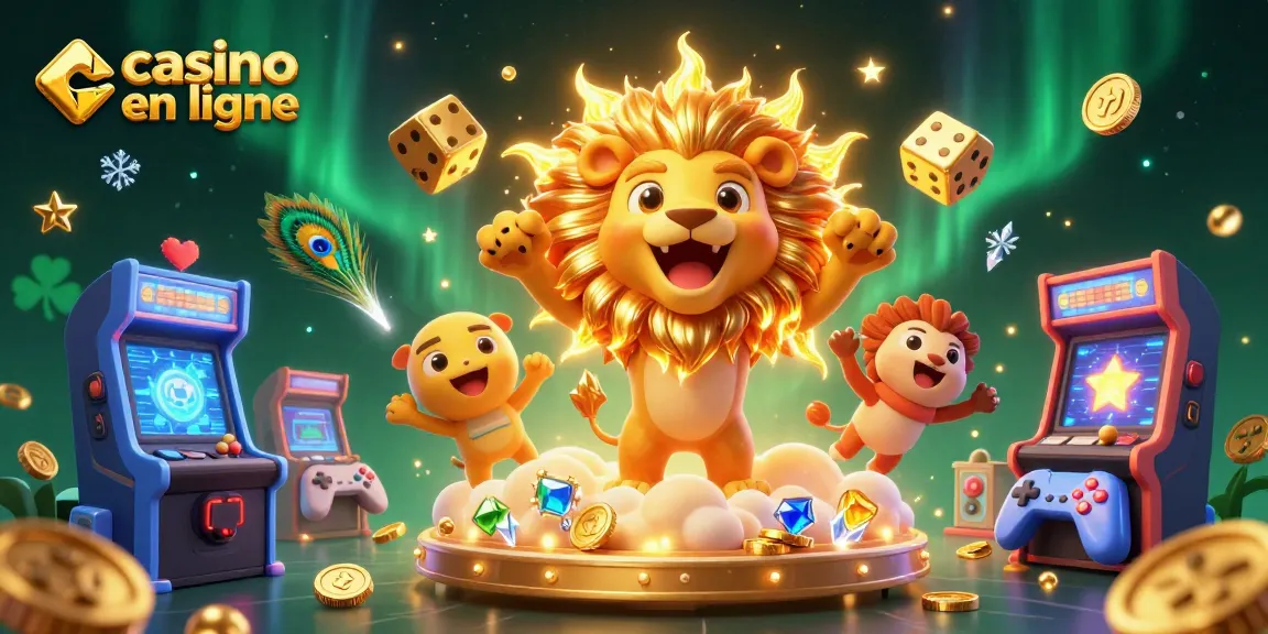 Jouez à casino en ligne avec un lion solaire dans un univers coloré et dynamique.