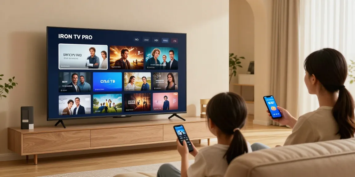 Iron tv pro - Expérience IPTV de haute qualité sur tous vos appareils, avec des options de streaming fluide et sécurisé.