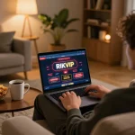 Experience engaging online gameplay with RIKVIP from a cozy home setting.