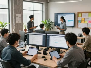 在现代工作空间中使用易翻译翻译软件进行高效团队协作