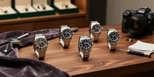 Discover luxury rolex super clone watches featuring stunning details and craftsmanship, elegantly displayed.