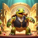 Win big with Sunwin in this vibrant 3D illustration showcasing a captivating casino scene.