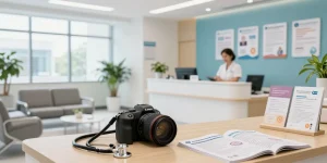 Maternity health insurance services offered by healthcare providers in a welcoming health clinic setting.