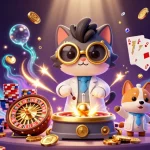 Experience the excitement of yumetoto with a dynamic, ultra-detailed casino scene filled with vibrant games and action.