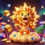 Casino en ligne illustrant une expérience de jeu immersive avec des personnages colorés et des éléments de jeux divers.