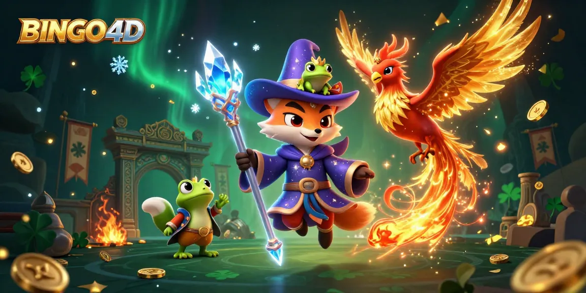 Pinggirkan keseruan BINGO4D dengan karakter ajaib dalam dunia permainan slot.