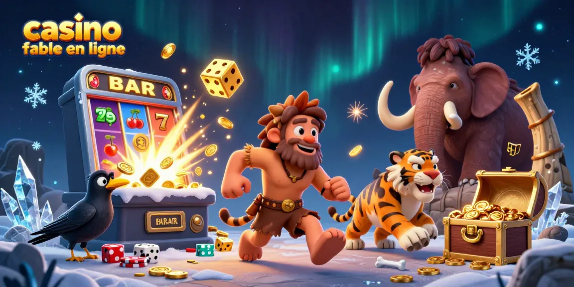 Jouer au casino fiable en ligne avec une explosion de gains illustrée par des personnages cartoonesques.