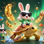 Menggali keseruan slot online terpercaya dengan game modern dan akses mudah, ditampilkan dalam ilustrasi 3D yang menarik.