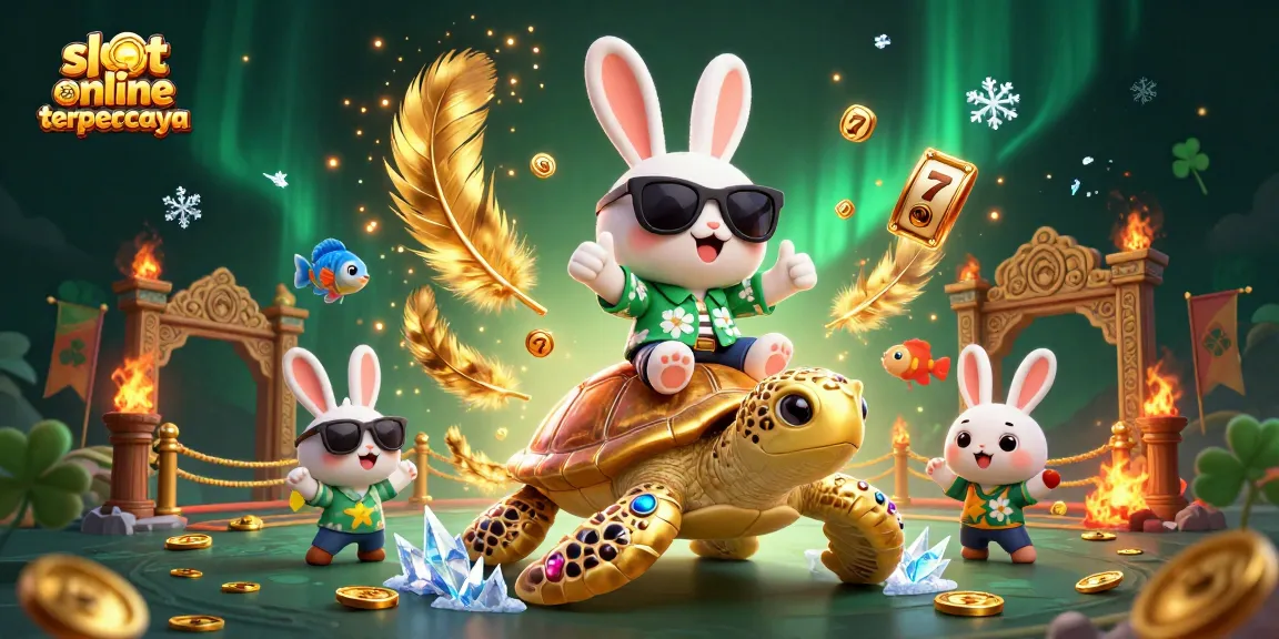 Menggali keseruan slot online terpercaya dengan game modern dan akses mudah, ditampilkan dalam ilustrasi 3D yang menarik.