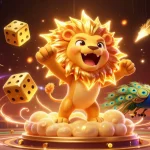11M sports betting scene with a roaring sun lion and dynamic casino elements in an exciting atmosphere.