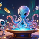 Jouez avec des extraterrestres au casino en ligne dans une scène spatiale colorée