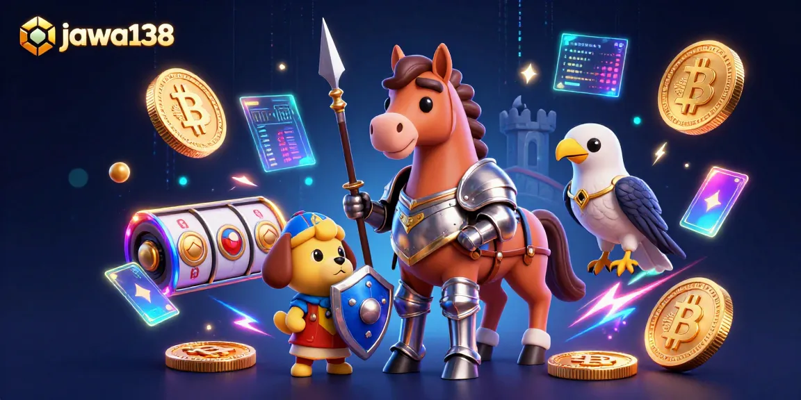 Engage with jawa138's exciting slot gaming experience featuring vibrant 3D characters.