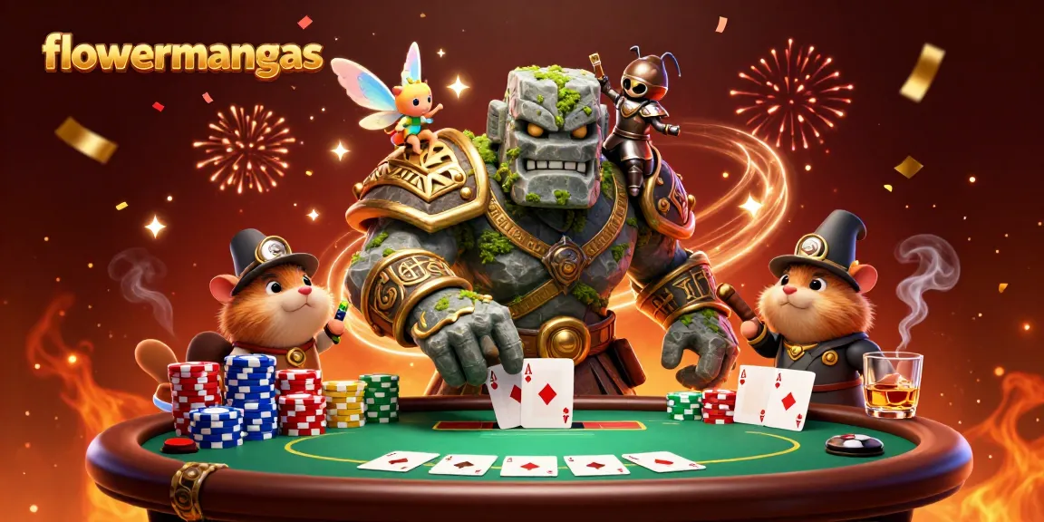 Raih kemenangan menarik di flowermangas dengan permainan poker seru dalam suasana magis.