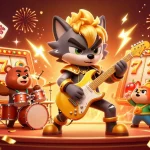 Experience thrilling slot action on sc88 with a vibrant casino scene featuring dynamic characters.