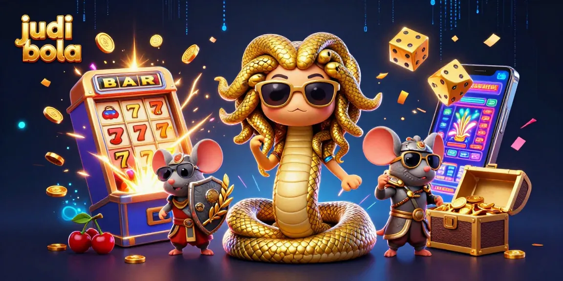 Experience the thrill of judi bola betting with vibrant characters and dynamic casino elements.