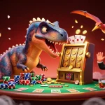 Découvrez le bonus Rolletto casino avec des personnages captivants dans une scène de jeu dynamique.