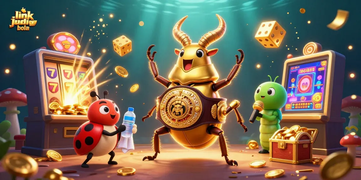 Celebrate winning moments at link judi bola with this dynamic casino illustration.
